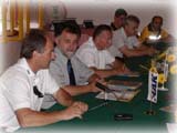 Predstavnici Kluba i HAK-a na tiskovnoj konferenciji 30.07.2003. g. u Križevcima